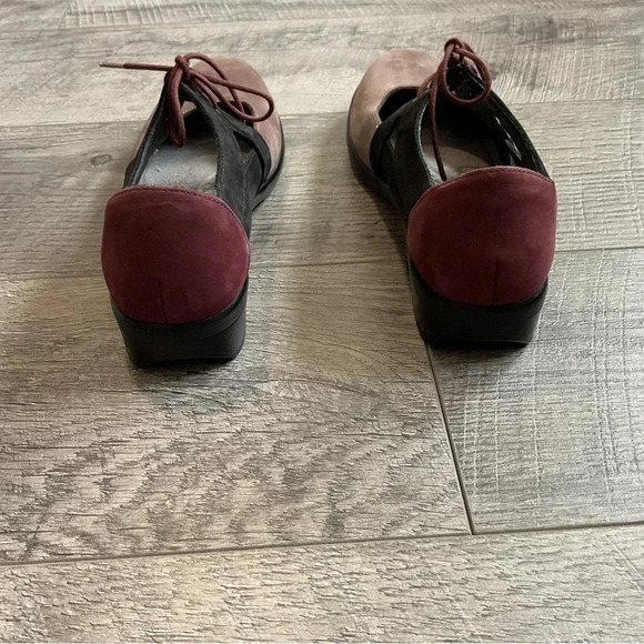Naot Alisio Colorblock Suede Lace Up Loafer Size 36 - Picture 4 of 10